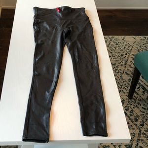 Spanx faux leather leggings